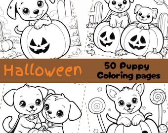 Halloween Coloring pages, Kids Coloring pages, Kids coloring book, Halloween coloring pages, Puppy coloring book, Puppy coloring pages