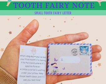 tooth fairy note, tooth fairy letter, tooth fairy, tooth fairy certificate, lost tooth, first lost tooth, tiny fairy letter, first tooth