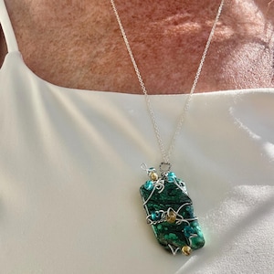 Malachite Gemstone Necklace
