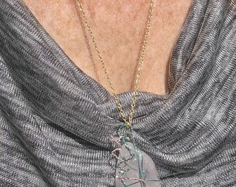 Rose Quarts Gemstone Necklace