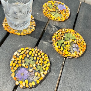 Four-Leaf Clover Coaster Set