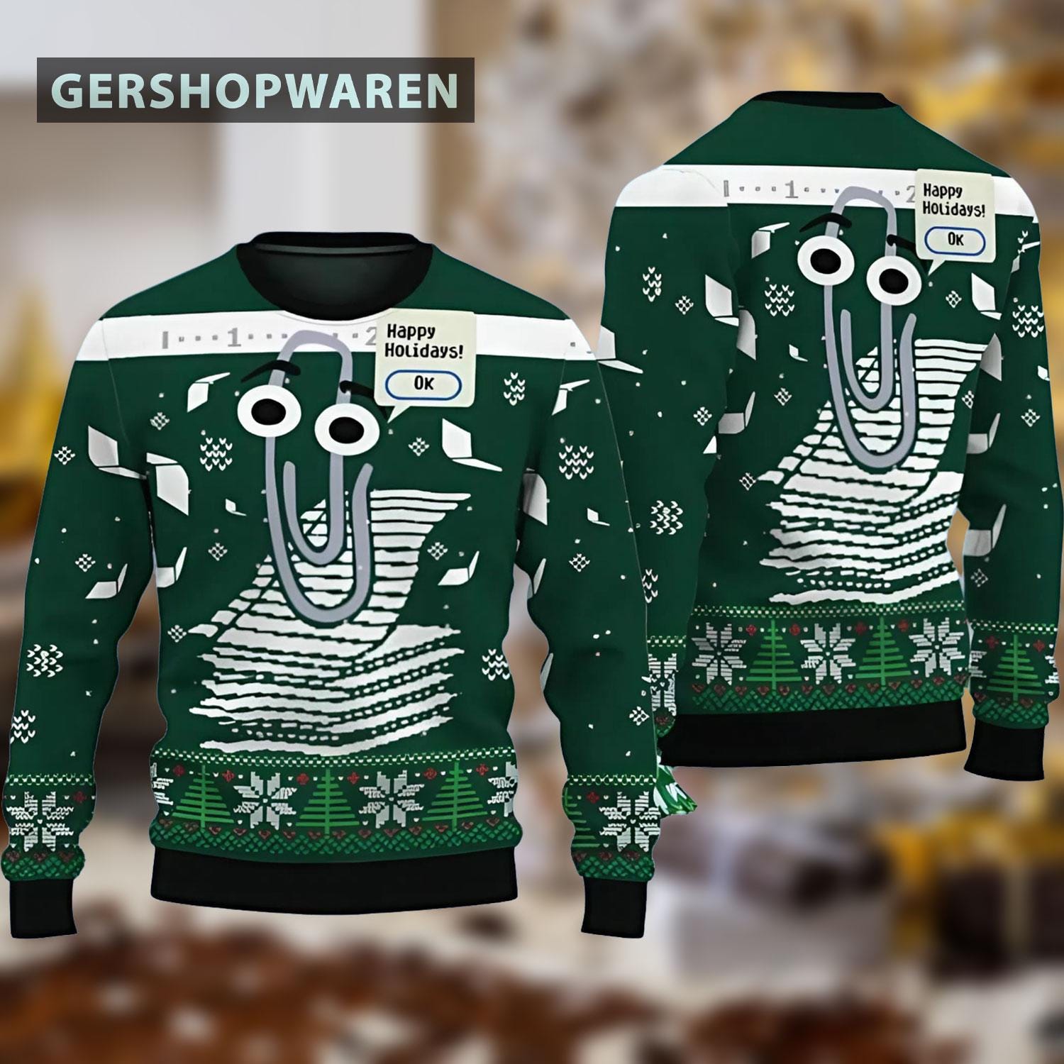Clippy Ugly Sweater