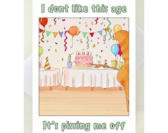 Marcus Birthday card I don’t like this, funny meme Birthday card for friend