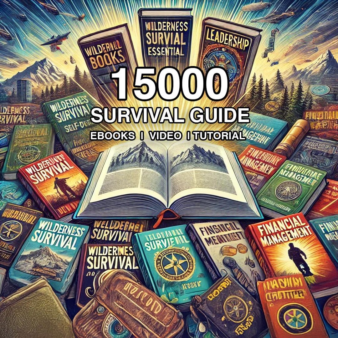 15000 Ultimate Survival Guide Collection From Jungle Skills to Life ...
