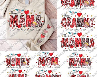 Bundle Valentine Mama Coquette Bow Png, Valentine Heart Png, Valentine Coquette Png, Mama Cupid Png, Mama Valentine Png, Valentines Day Png