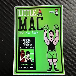 Video Game Sticker-Punch Out/Little Mac