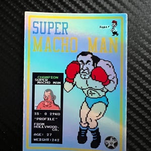 Video Game Sticker-Punch Out/Macho Man