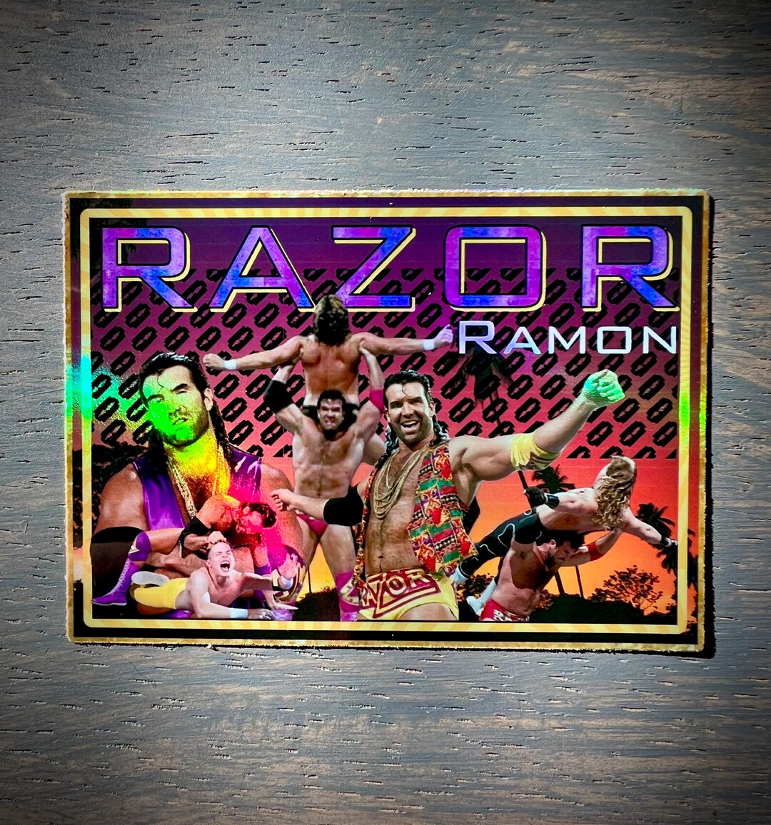 Wwe Razor Ramon Logo Wrestling Legends Sticker-razor Ramon - Etsy