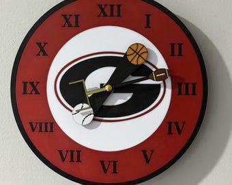Reloj de pared impreso en 3D inspirado en Georgia