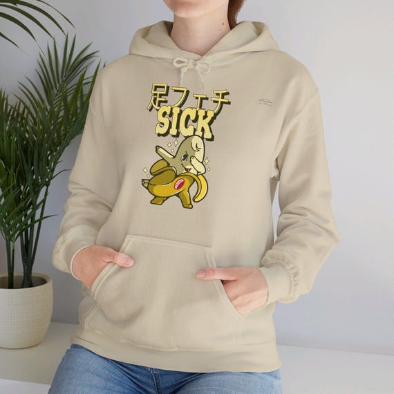 Japanese banana hoodie sale