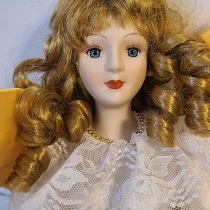 Vintage Porcelain Angel Doll