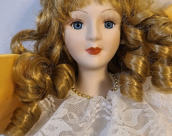 Vintage Porcelain Angel Doll