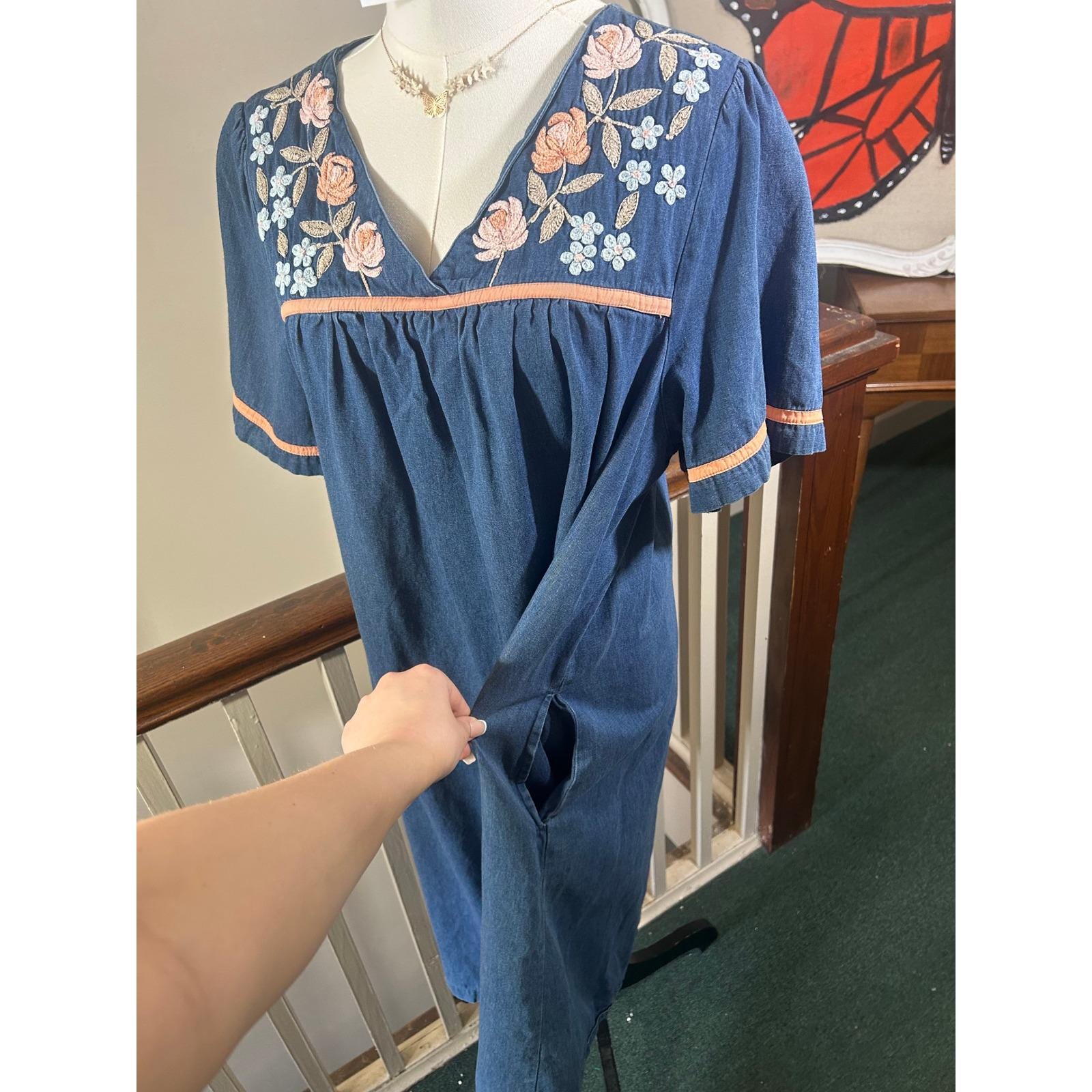 for love and lemons daria denim mini dress Amelia White Summer Mini Dress Color:Marine smart_tag-fallfabrics done outfit that works