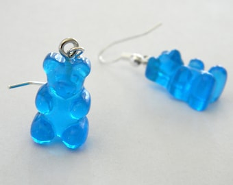 Bluebubble MY SWEET SHOP Gummy Bear Earrings Cute Cool Candy
