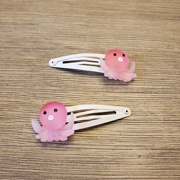Octopus Hair Clip Etsy