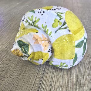Lemon Whelk Shell Decoupage Shell Design Home Decor