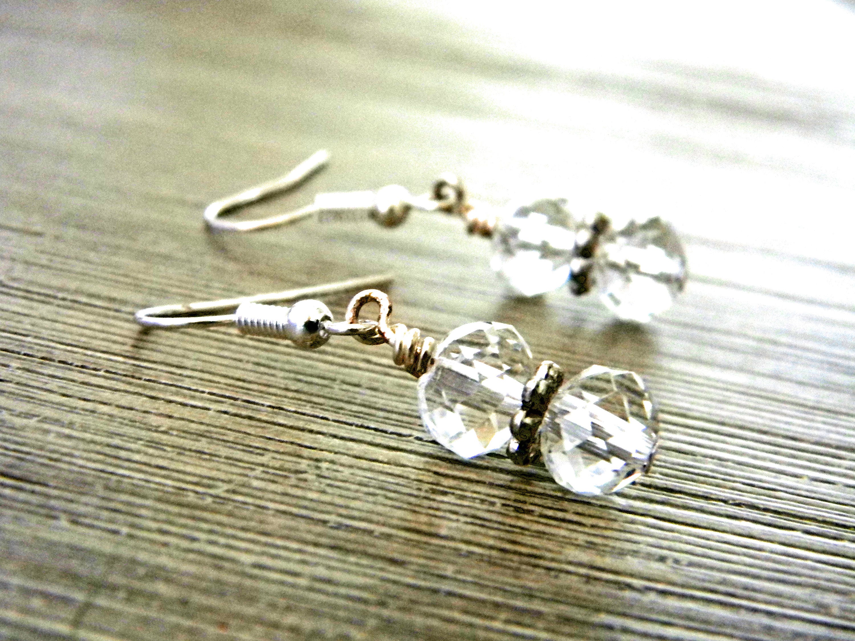アクセサリー Mame Organic motif Glass Earrings clear Mame Kurogouchi】Organic motif Glass Earrings - clear | TOLMA.