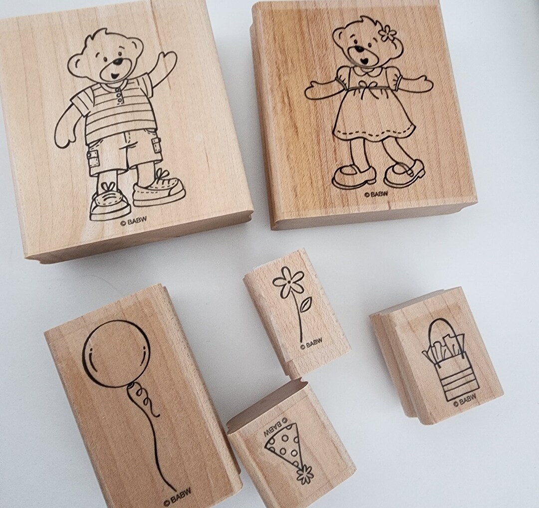 Stampin up Beary Best Friends Gently Used Set of 6 Stamps - Etsy