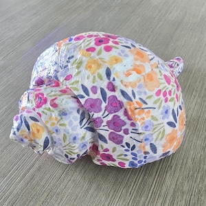 Floral Whelk Shell Decoupage Shell Design Home Decor