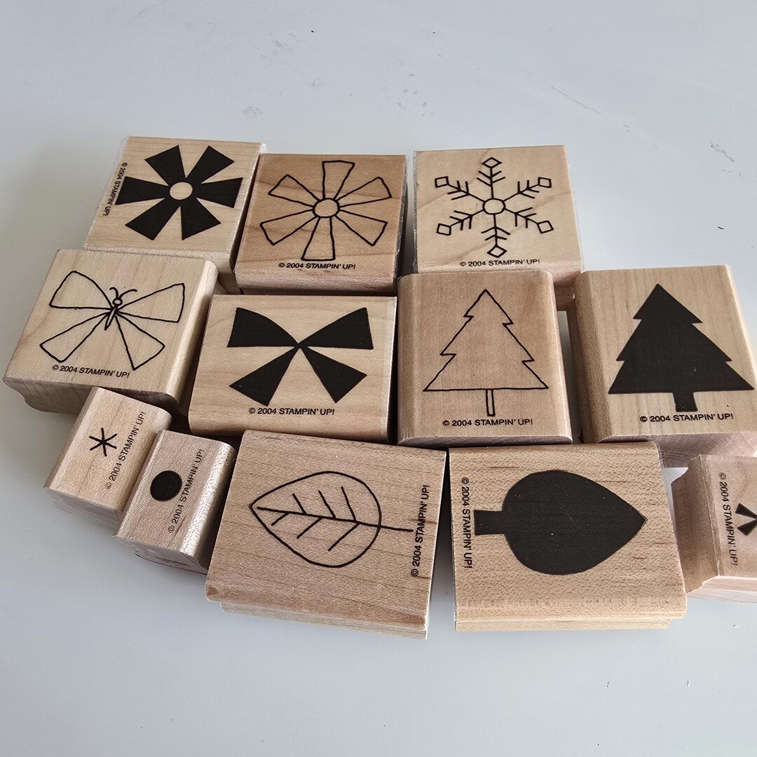 Stampin up Two Step Stampin Shapes and Shadows Set of 12 Gently Used ...