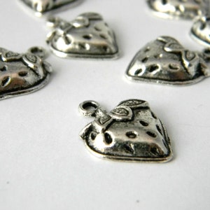 Strawberry Charms Set of 10