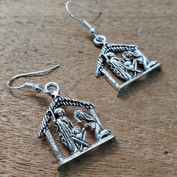 Etsy christmas earrings discount