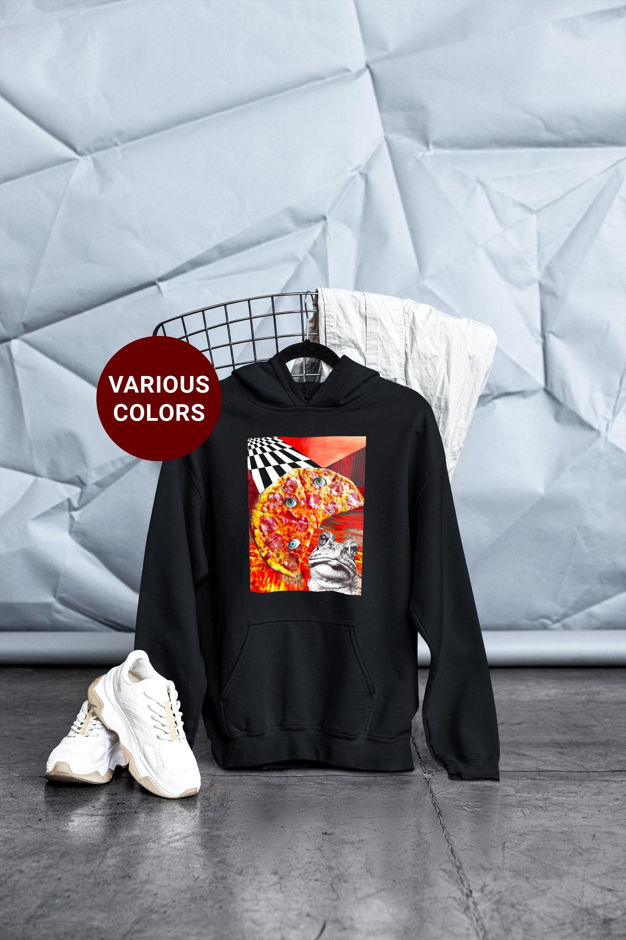 Pizza Hoodie Etsy