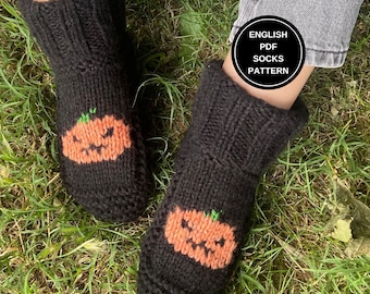 Knit Slipper Pattern: Wool Tube Socks (PDF Download, Adult Sizes)