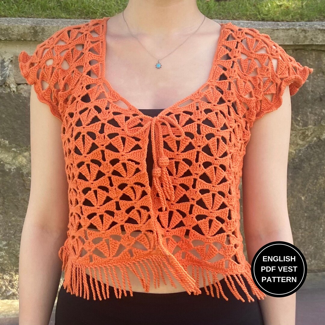 Boho-Women-Crochet-Knit-Vest-