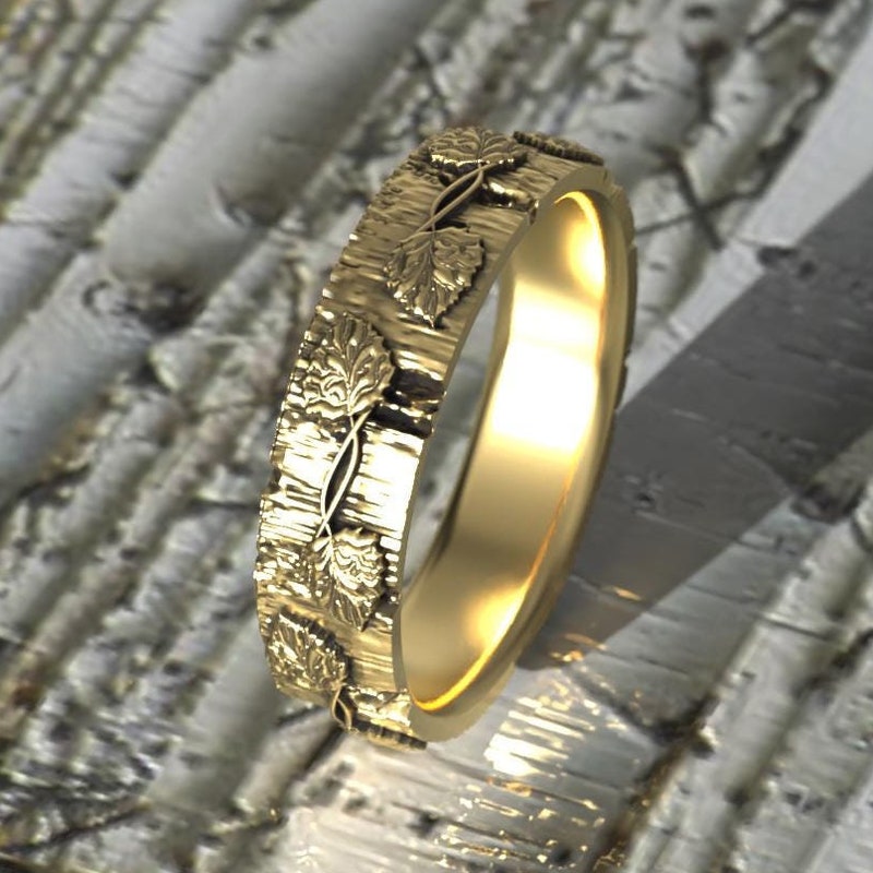 Nature Ring Men - Etsy