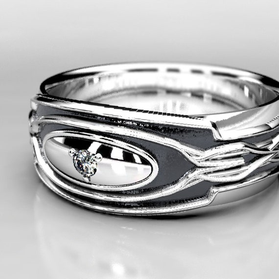 T'challa Black Panther King Inspired Wakanda Wedding Band Men's Rings 925  Silver | eBay