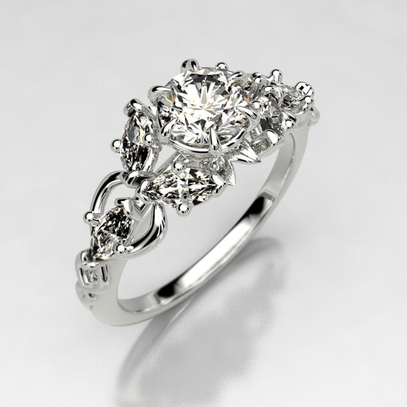 Elven style shop engagement rings