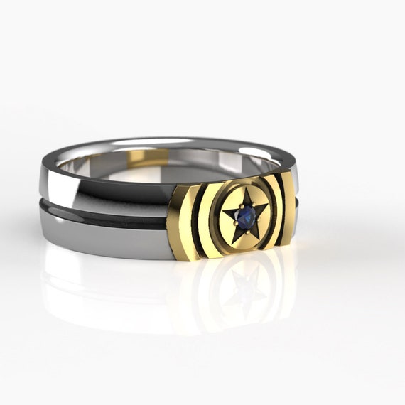 Captain america wedding best sale band