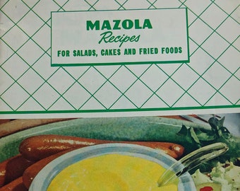 Vintage Mazola Recipes for Salads, Cakes and Fried Foods Booklet