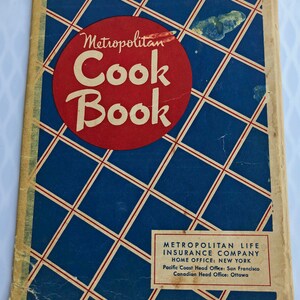 Vintage Metropolitan Cookbook, 1948 - Metropolitan Life Insurance Company
