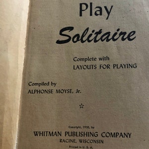 Vintage 150 Ways to Play Solitaire image 2