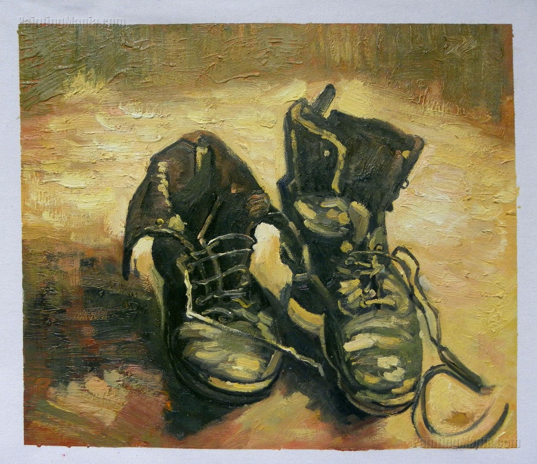 A Pair Of Shoes Vincent Van Gogh Hand Painted Oil Painting Reproduction