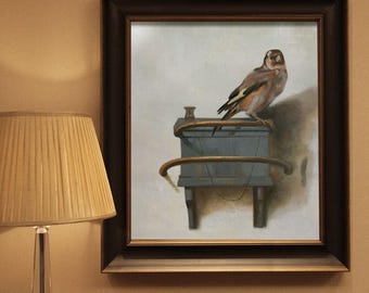 The Goldfinch - Carel Fabritius Hand-painted Oil Painting Replica