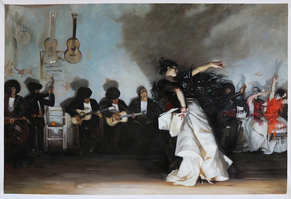 El Jaleo - John Singer Sargent Hand-painted Oil Painting Replica