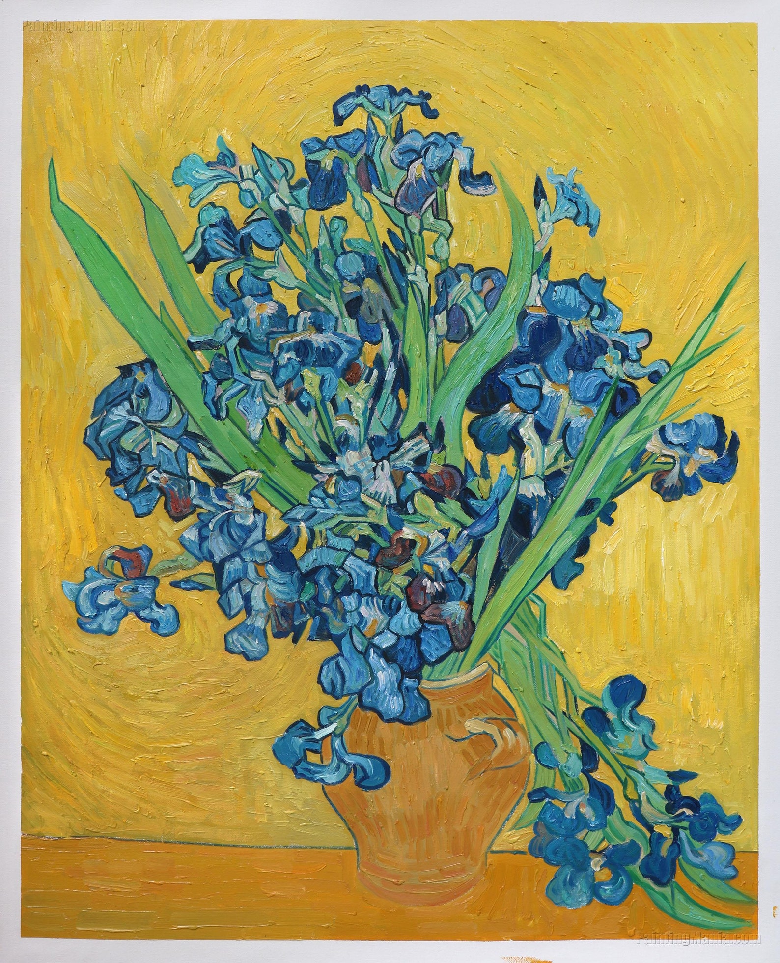 Irises amsterdam Vincent Van Gogh Hand-painted Oil - Etsy