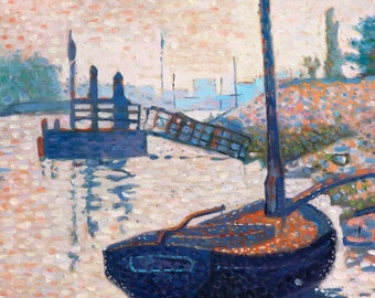 ポール・シニャック、RIVIERE DE VANNES、海外版超希少レゾネより ポール・シニャック、RIVIERE DE VANNES、海外版超希少レゾネ