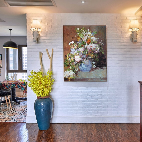 春の花束 ピエール　オーギュスト　ルノワール 　複製画　絵画　装飾額縁　彫刻 ルノワール 「春の花束」 高級複製画 Renoir Spring Bouquet