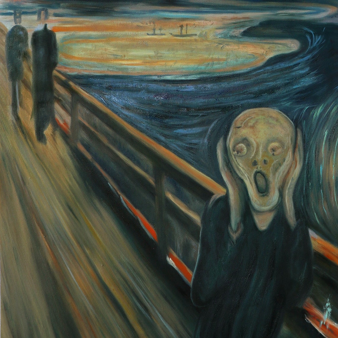 The Scream Edvard Munch Handpainted Oil Painting Etsy UK