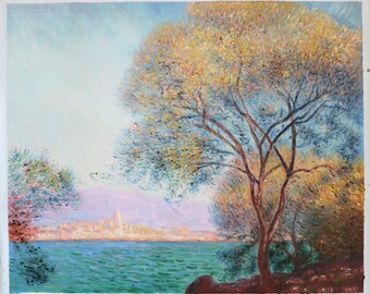 ★新品未使用★クロード-モネ アンティーブの朝65.7×82.1装飾金色油彩額縁 il_340x270.1913331650_lik1.jpg