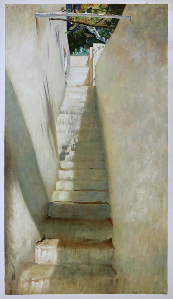 ジョン・シンガー・サージェント、アオスタ渓谷、希少な額装用画集より ジョン・シンガー・サージェント、アオスタ渓谷、希少な額装用画集より