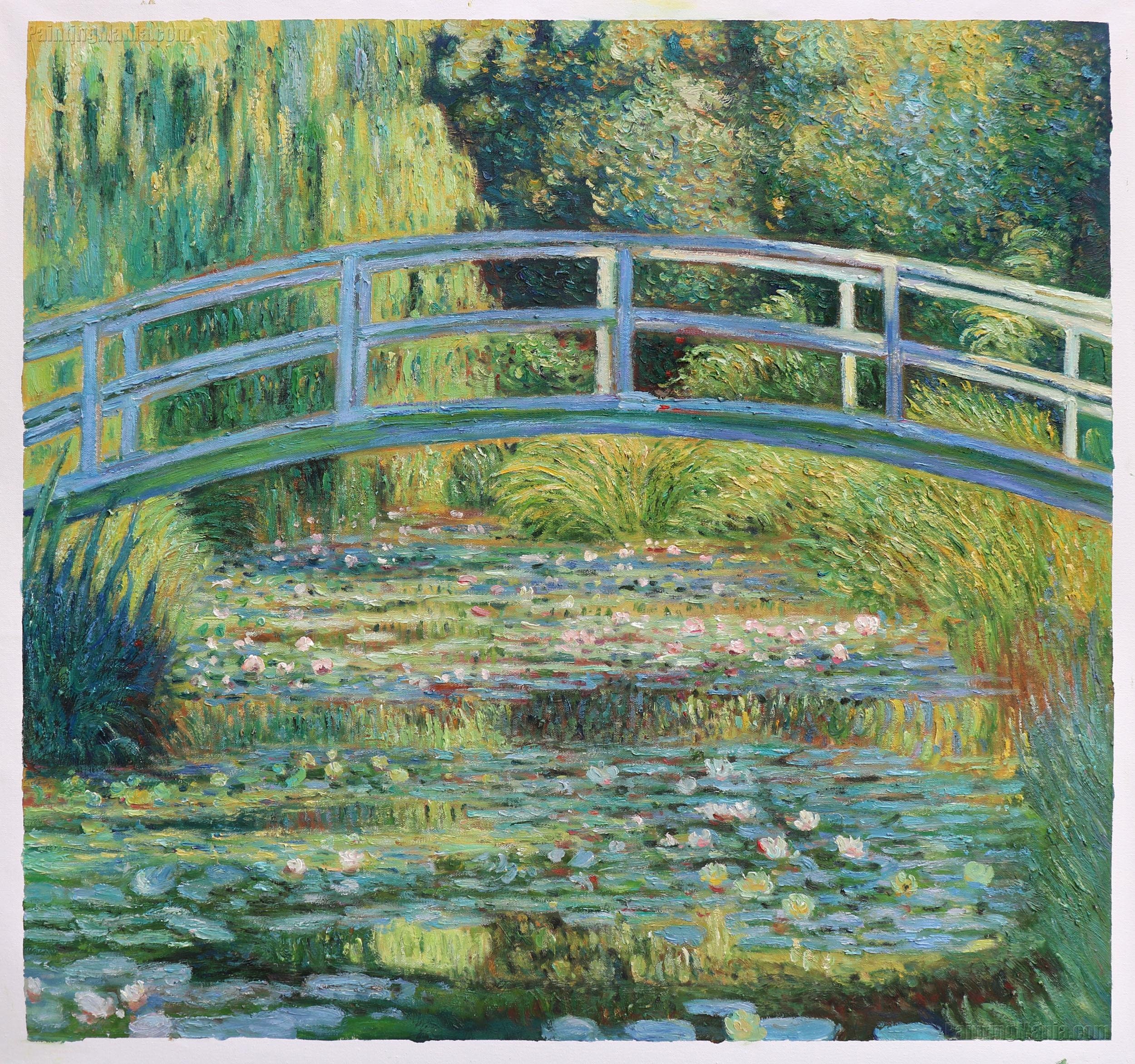 The Waterlily Pond With the Japanese Bridge Claude Etsy UK