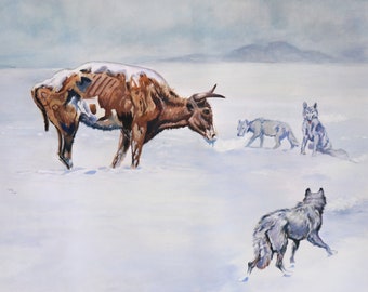 Last of Five Thousand (waiting for a Chinook) - C.M. Russell