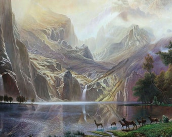 アルバート・ムーア 庭　油彩 複製油絵　絵画 il_340x270.3771486002_ljo2.jpg