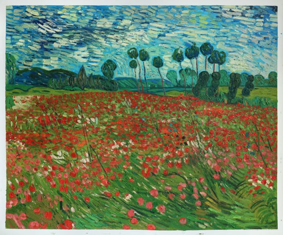 油絵 絵画 【ポインセチア畑】 油絵 絵画 【ポインセチア畑】