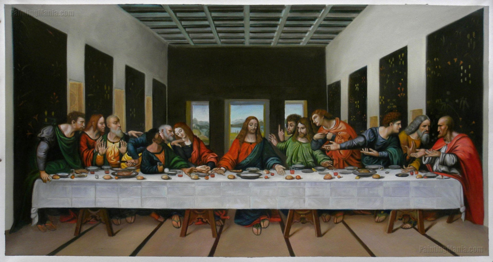 1. "The Last Supper" by Leonardo da Vinci - wide 1